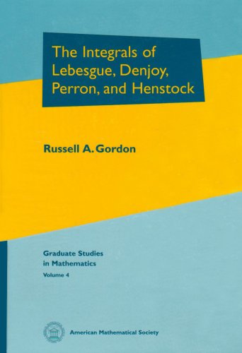 The Integrals of Lebesgue, Denjoy, Perron, and Henstock (Graduate Studies in Mathematics, 4)